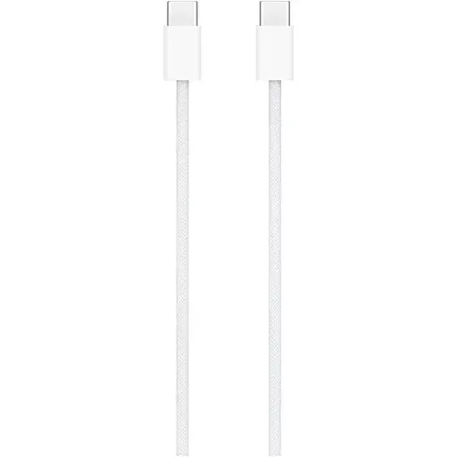 Кабель Apple High Copy USB-C Woven Charge Cable 1m OEM HC білий [104356] - фото 2