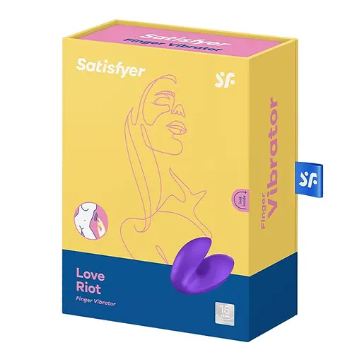 Вібратор Satisfyer Love Riot 6 см фіолетовий - фото 7