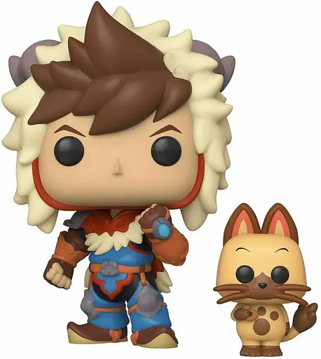 Фигурка Funko Pop Лют и котик Навиру Охотник на чудовищ Monster Hunter Lute and Navirou MH LN 797 - фото 2
