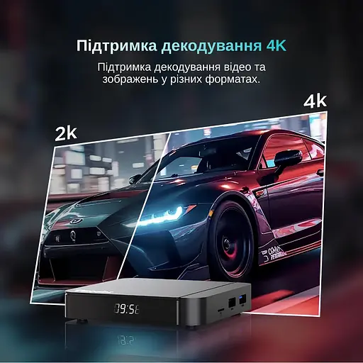 Смарт ТВ-приставка Tanix W2 4/64GB Android (TBW20464B 4500) Чорна - фото 9