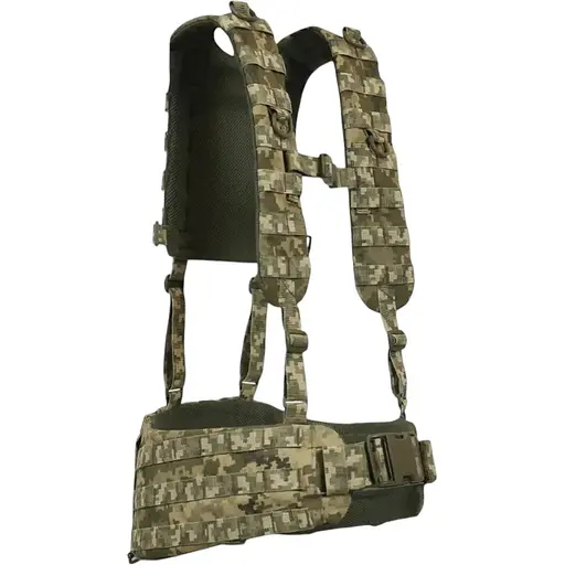 Лямки мягкие для тактических поясов РПС Kiborg с эвакуационной ручкой Pixel (1000-k3027) - фото 3