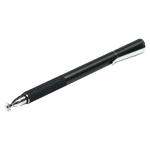 Стилус ємнісний, високоточний, Jot Pro двосторонній, алюмінієвий, з кріпленням, чорний - фото 2