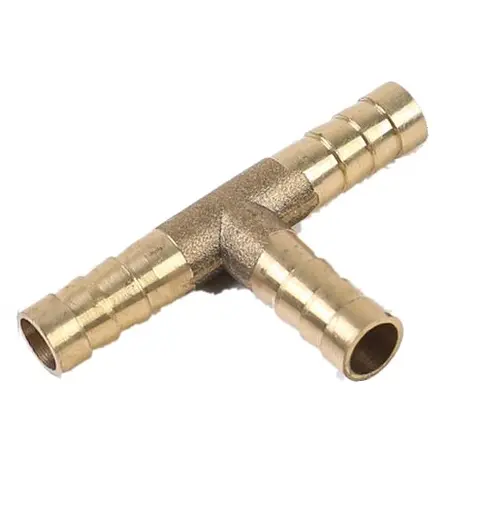 Трубка з'єднувальна потрійна латунна 18мм х 18мм х 18мм ливарна 1656Б 000025471 - фото 1