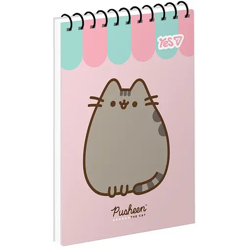 Зошит для записів Yes А7 Pusheen Cat 80 аркушів (152347)
