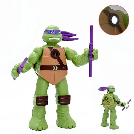 Ігрова фігурка з проектором Ніндзя-черепашка, 14.5 см, 0810B (В асортименті) - фото 5
