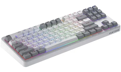 Клавіатура HATOR Rockfall 3 Mecha TKL Wireless Orange White (HTK851UA) - фото 3