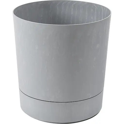 Вазон Lamela Aura с подставкой серый бетон 20 x 21 см (9701247) - фото 1