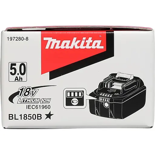 Акумулятор Makita BL1850B LXT 18В 5А/год (197280-8) - фото 2