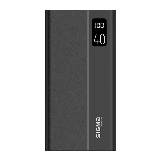 Зовнішній акумулятор Sigma X-power SI40A3QL 400000 mAh 4*USB + Type-C LCD - фото 2