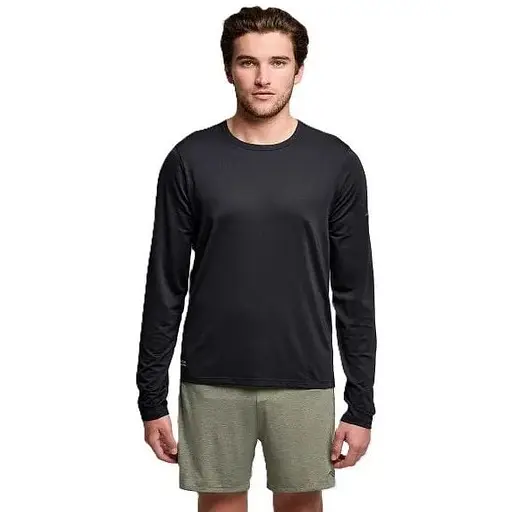 Кофта Saucony Stopwatch Long Sleeve Black L (1097-SAM800379-BK L)