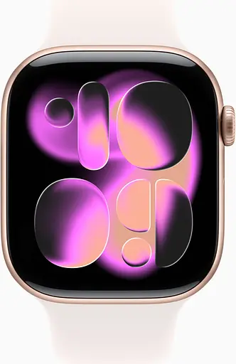 Смарт-годинник Apple Watch Series 11 GPS 46mm Rose Gold Alu. Case w. Light Blush S. Band - M/L (MEV74) - фото 2