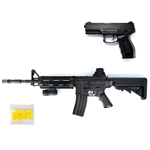 Набір пластикова гвинтівка VIGOR із пістолетом V310, ліхтарик