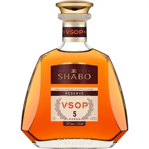 Бренди Украины Shabo Резерв V.S.O.P., 5 звезд, 40%, 0,5 л (674751) - фото 1