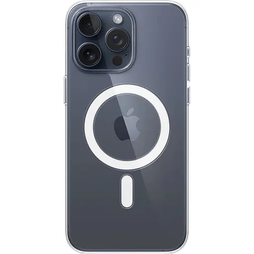 Оригинальный противоударный чехол Apple Clear Case для iPhone 15 Pro Max (6.7") Прозрачный (MT233ZM/A)