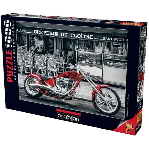 Пазл Anatolian Красный мотоцикл 1000 эл. (1019)