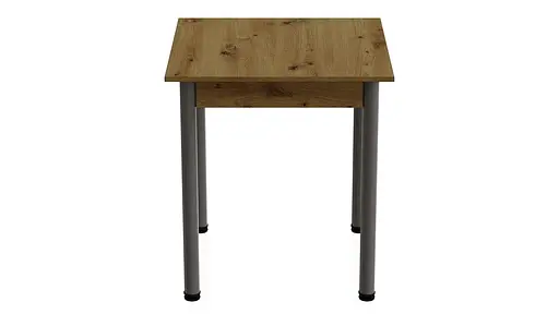 Стіл кухонний Ferrum-decor Агата 75x90x90 Сірий ДСП Дуб Артізан 16мм (FRD-105683) - фото 2