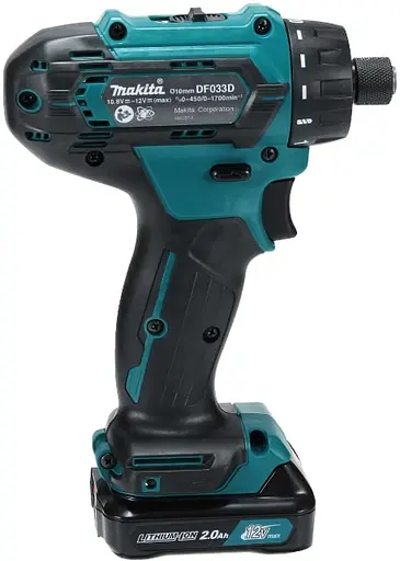 Шуруповерт-дриль Makita DF033DZ акумулятор 10.8В CXT 0-450/0-1700 об/хв 30/14 Нм 0.8 кг - фото 4