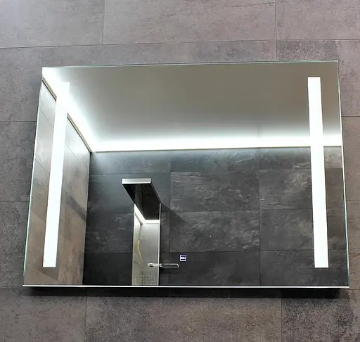 Зеркало Dusel DE-M1041 75x100 с часами и Bluetooth, Белый - фото 6