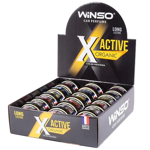Ароматизатор Winso X Active Organic MIX №1 набір (500036)