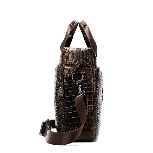 Чоловіча шкіряна сумка Vintage 40х34х5,5 см sum0012560 - фото 4