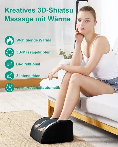 Массажер для ног LAOBEN, шиаца с подогревом, для глубоких тканей. - фото 2