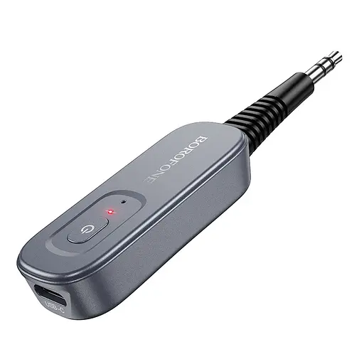 Bluetooth ресивер BOROFONE BC51 Clear way AUX BT audio receivertransmitter Metal Grey - фото 4