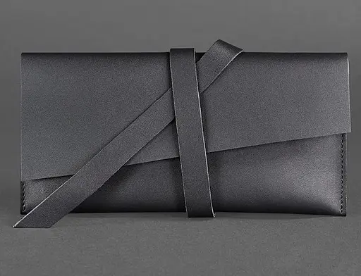 Кожаный тревел-кейс Voyager 1.2 черный краст - фото 1