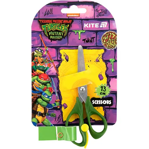 Ножиці дитячі з пружиною Kite Ninja Turtles 13 см зелені (NT25-129) - фото 2