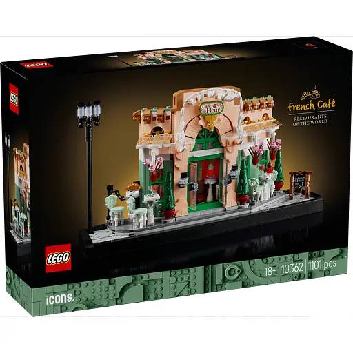 Конструктор LEGO Icons Французька кав'ярня 1101 деталь (10362) - фото 2