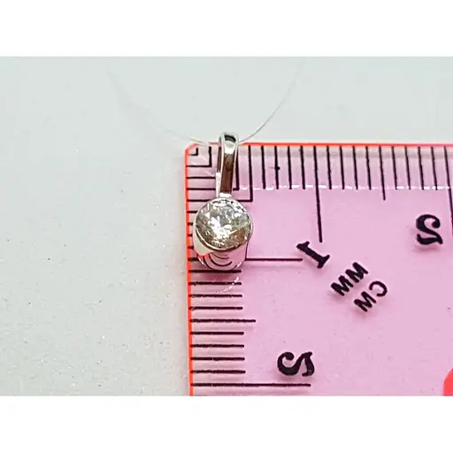 Срібна підвіска Qvaliz з фіанітом. 903-00599 - фото 3