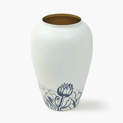 Ваза MBM HOME Елізіум залізна принт золотий 230х230х350 мм (VB-01 PRINT/GOLD) - фото 2