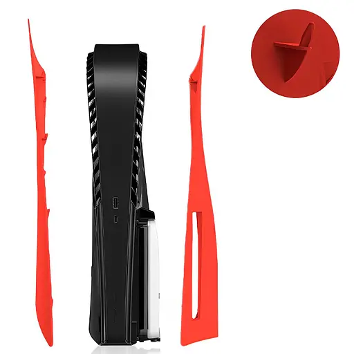 Панель корпуса для консолей Sony PlayStation 5 Red - фото 3