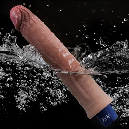 Реалістичний вібратор Lovetoy Real Softee 24.5 см коричневий - фото 10