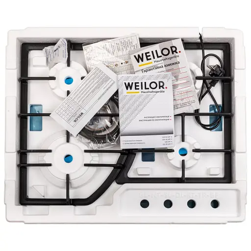 Поверхня газова на металі Weilor GM W 644 SS - фото 9