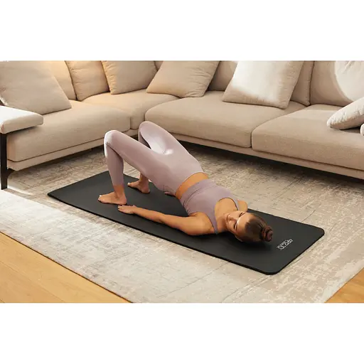 Коврик (мат) для йоги и фитнеса 4FIZJO NBR 1.5 см Black 4FJ0150 (P-5907222931592) - фото 8