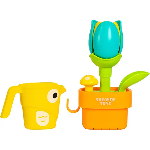 Набор игрушек для ванны Baby Team Очаровательный цветок (9031_цветок голубая)