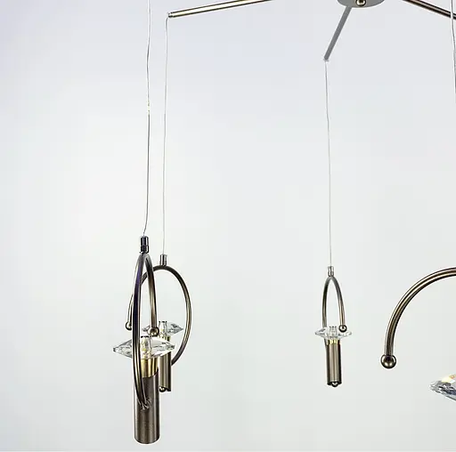 Подвесная люстра в корухе бронза на 6 ламп Line.F 5008/6 GR - фото 7