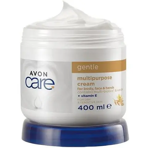 Мультифункціональний крем для обличчя рук та тіла Avon М'який догляд 400 мл - фото 1