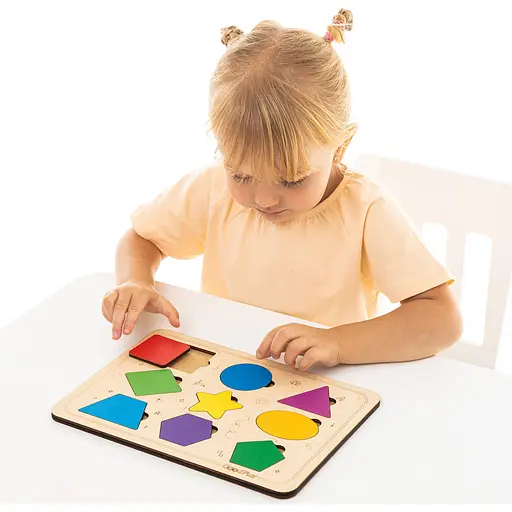 Пазл-сортер GoodPlay Фигурный мир (PS-4-001) - фото 6