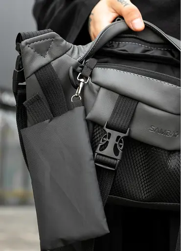 Велика чоловіча поясна сумка бананка Sambag 38х21 см sum0027307 - фото 18