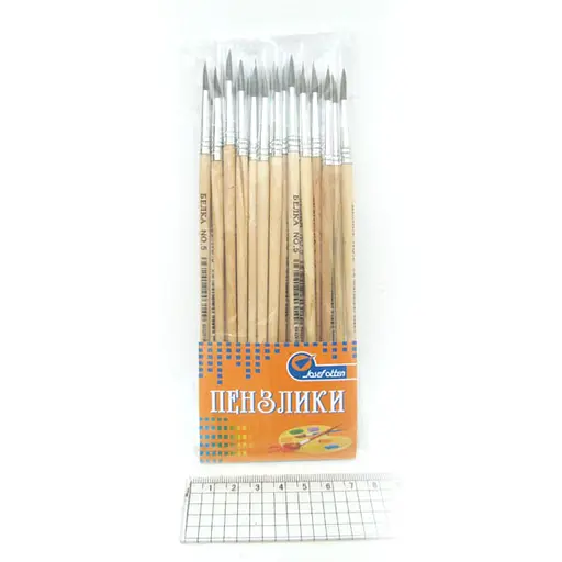 Набір пензлів для малювання, 25 шт. в упаковці, 7665-JO