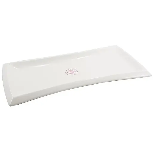 Блюдо порцелянове прямокутне Tudor серія ГЛАДКА 37.5 *19.2 см (TU0138-1)