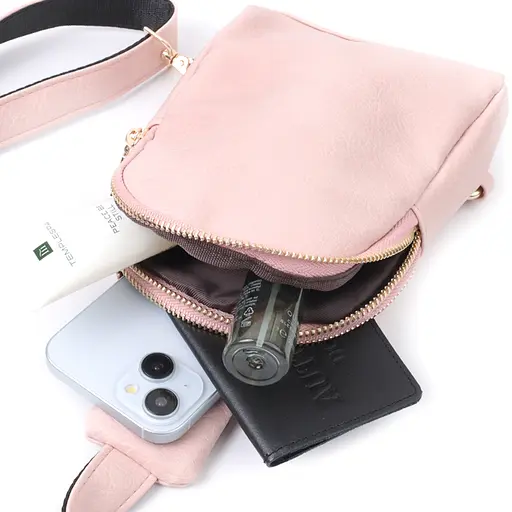 Небольшая женская сумка Vintage через плечо из экокожи 13х18х4 см sum0026973 - фото 8