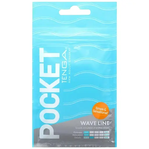 Мастурбатор Tenga Pocket Wave Line