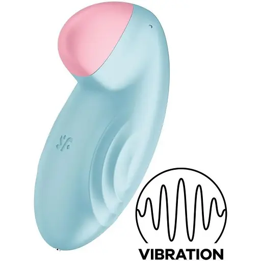 Cмарт-вибратор для клитора Satisfyer Tropical Tip Light Lilac Light Blue - фото 3