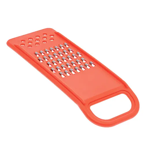 Тертка універсальна пластмасова двостороння для овочів по-корейськи і дитячого харчування 24.5x9 см, Kitchen Master 86300 - фото 3