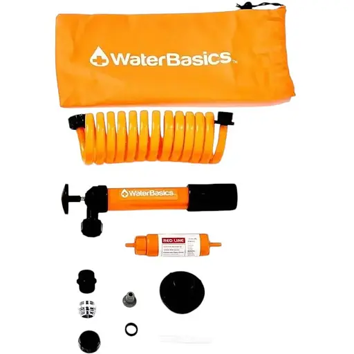 Набор для очистки воды Aquamira WaterBasics™ Emergency Pump and Filter Kit  (1053-AQM 67257)