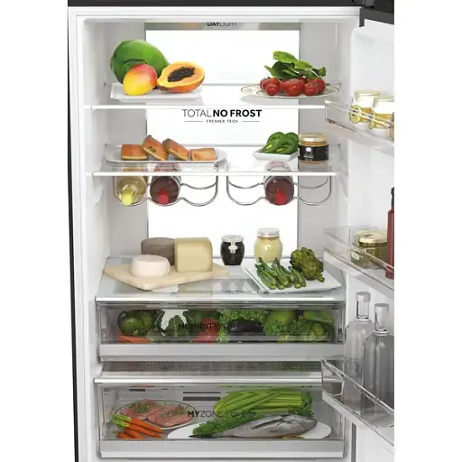 Холодильник Haier многодверный 200.6x70х67.5 холод. отд. 343 л мороз. отд. 140 л 3дв. А++ NF инв. дисплей зона нулевая черный - фото 9
