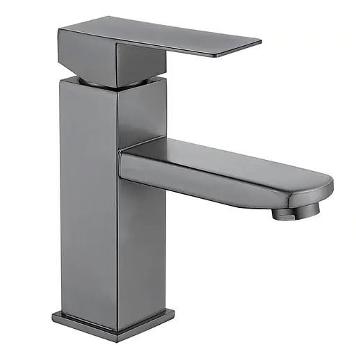 Змішувач для умивальника Mixxus KUB-001 graphite MI6093 Графіт - фото 1