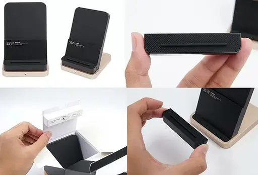 Беспроводное зарядное устройство для Xiaomi Wireless Charging Stand 50 W (MDY-12-EN, BHR6094GL) - фото 4